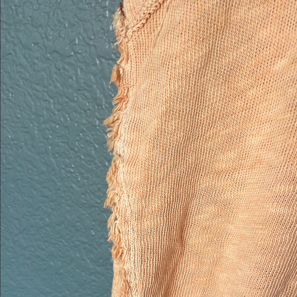 We The Free Orange Crop distressed Tank Top small - Picture 7 of 11
